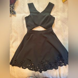 Black short dress